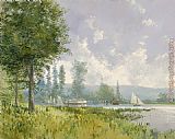 Thomas Kinkade Sailing Day painting